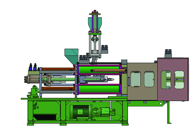 三色注塑机结构图
